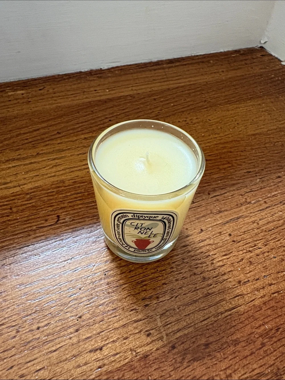 Diptyque Mini 1.23 oz Citronelle Candle & Bag
